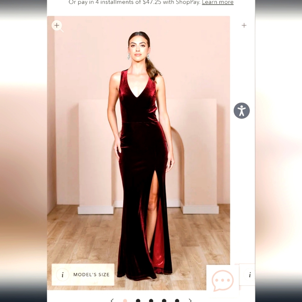 Revelry Asher Velvet Dress